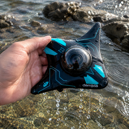 Damijda Underwater Drone – Remote-Control Ocean Explorer with 4K Camera, LED Lights & 1-Year Warranty