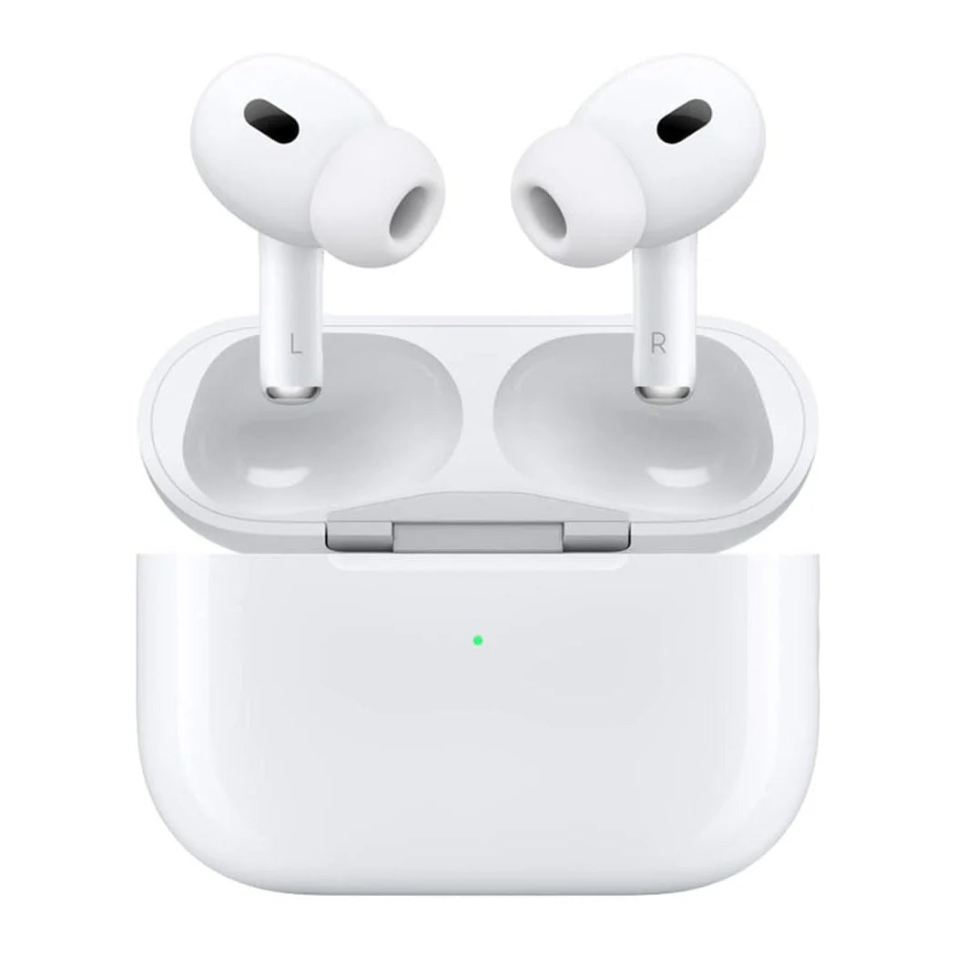 AirPods Pro (2nd generation) with MagSafe Case (USB-C) Bluetooth (White, True Wireless) With One Year Warranty