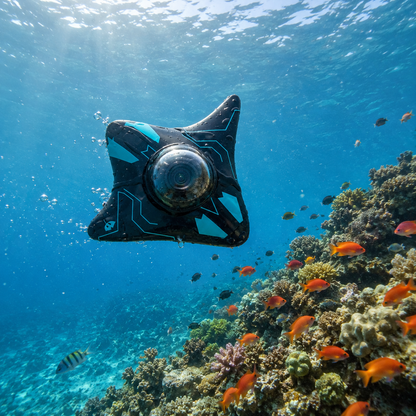 Damijda Underwater Drone – Remote-Control Ocean Explorer with 4K Camera, LED Lights & 1-Year Warranty