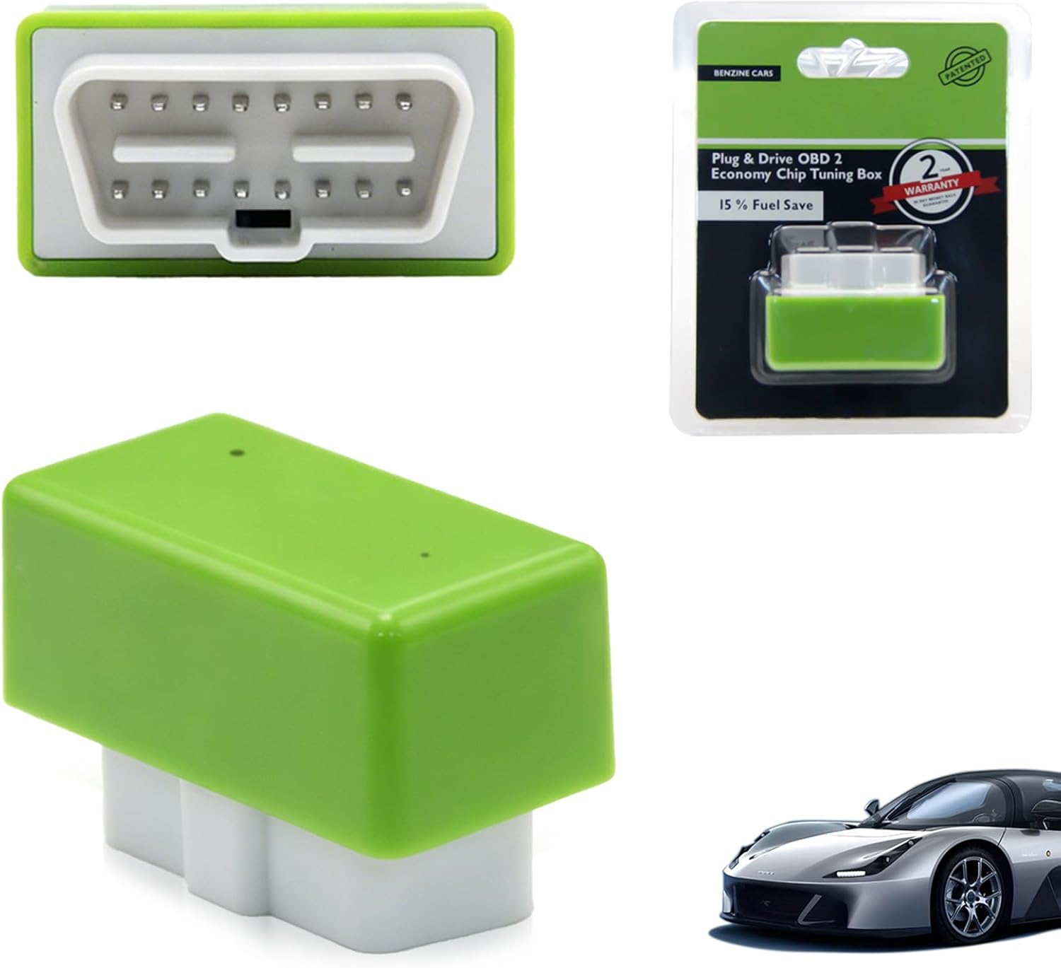 4PCs Mile Max Fuel Saver Pro, Car Power Upgrade Fuel Saving