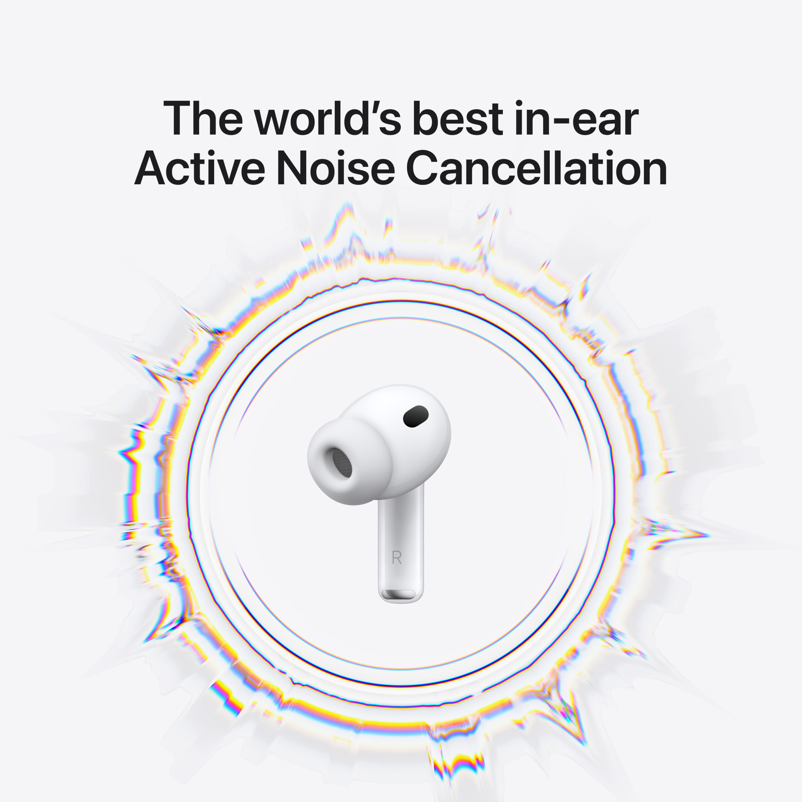 AirPods Pro (3nd generation) with MagSafe Case (USB-C) Bluetooth (White, True Wireless) With One Year Warranty