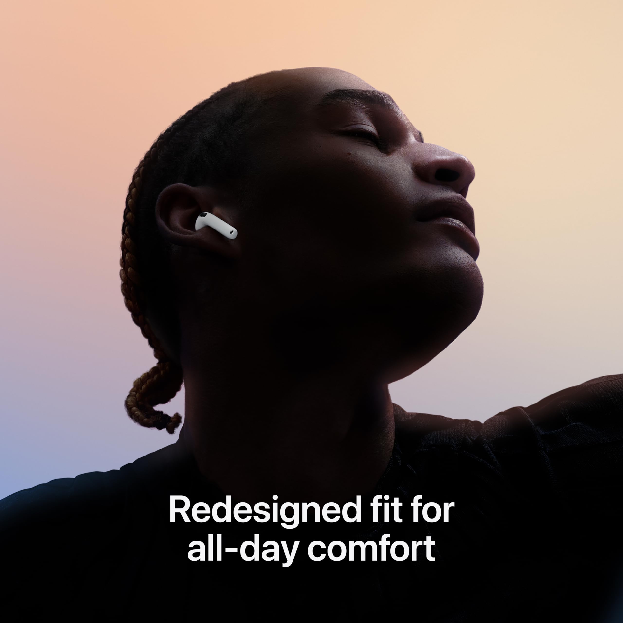 AirPods 4 with MagSafe Case (USB-C) Bluetooth (White, True Wireless) With One Year Warranty