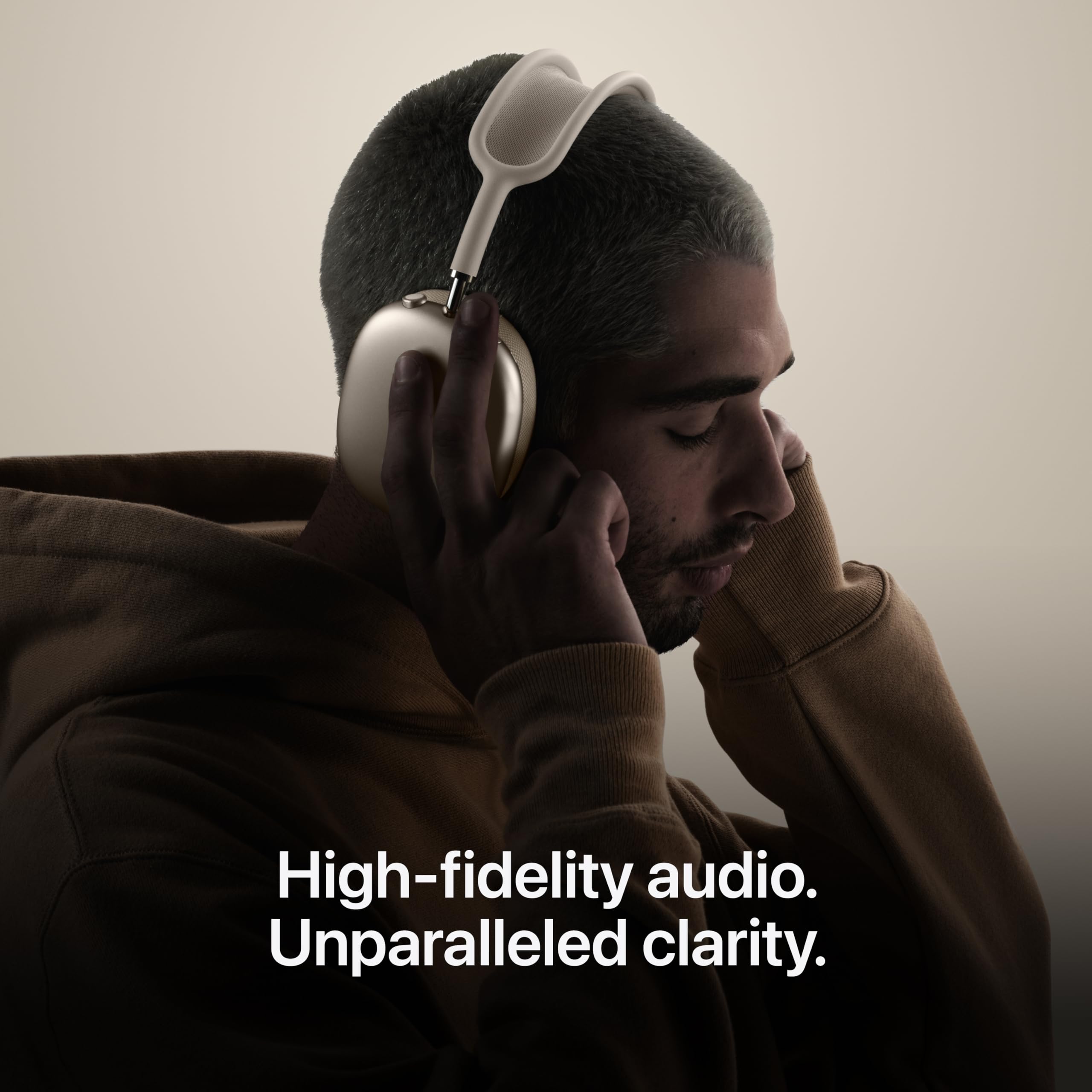 AirPods Max 2 Wireless Over-Ear Headphones, Active Noise Cancellation, Adaptive Audio With One Year Warranty