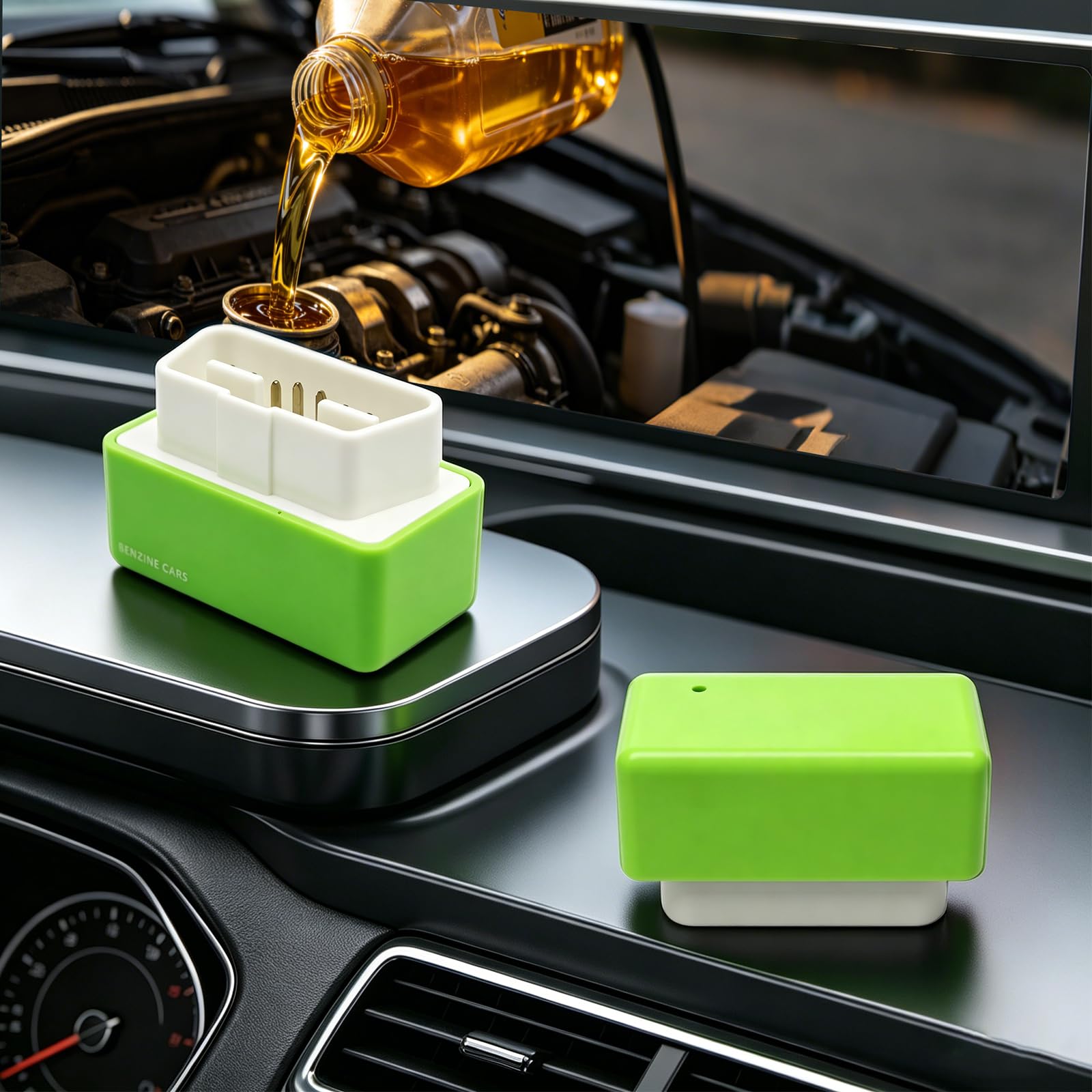 4PCs Mile Max Fuel Saver Pro, Car Power Upgrade Fuel Saving