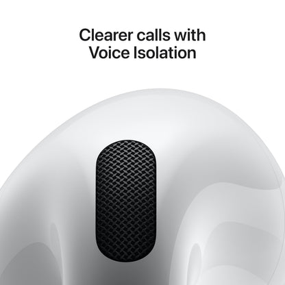 AirPods 4 with MagSafe Case (USB-C) Bluetooth (White, True Wireless) With One Year Warranty