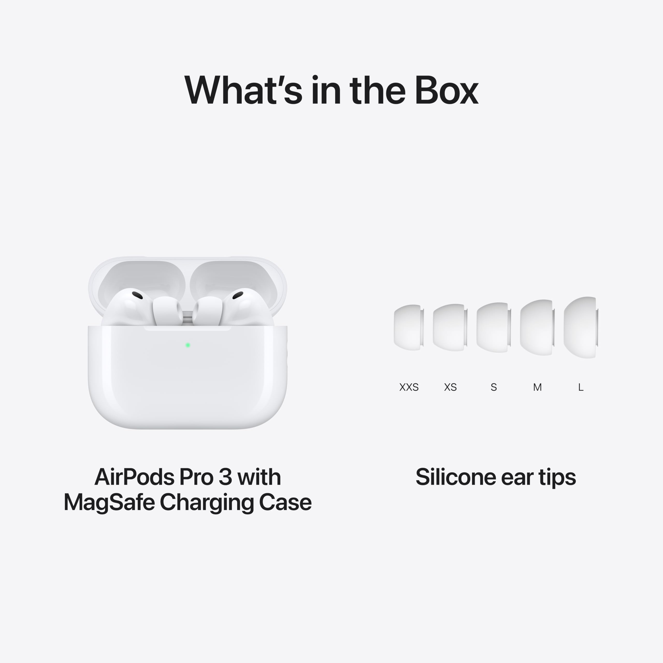 AirPods Pro (3nd generation) with MagSafe Case (USB-C) Bluetooth (White, True Wireless) With One Year Warranty