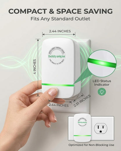 Stopwatt SmartPlug Device US Plug 90V-250V 30KW 4 Pack